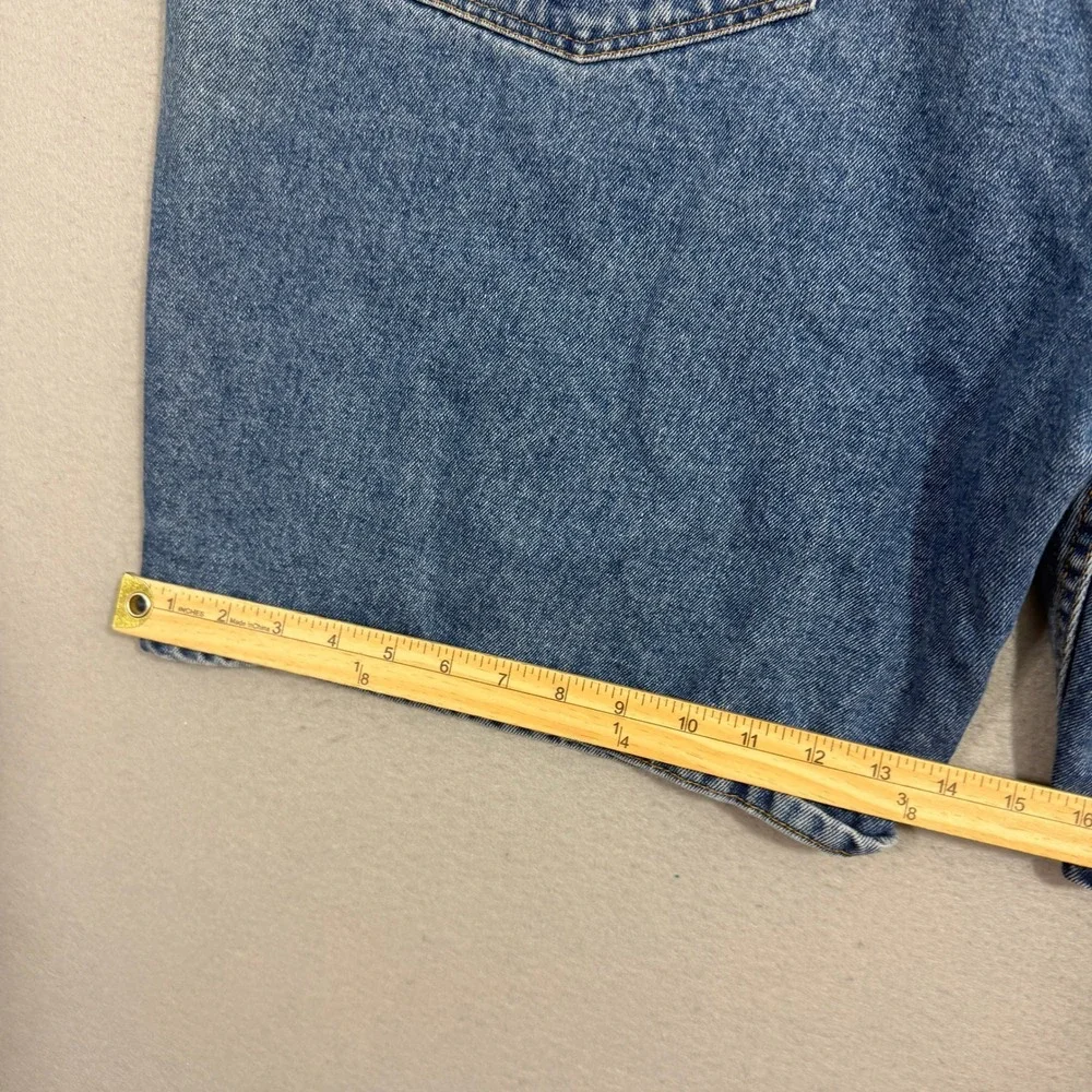 Vintage Polo Jeans Co Ralph Lauren Shorts Men's 42 Blue USA Flag Embroidered y2k
